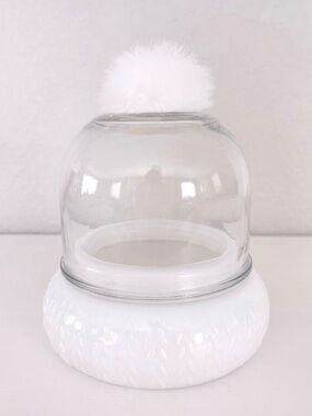 TARGET Winter Hat Glass Cloche NWT
